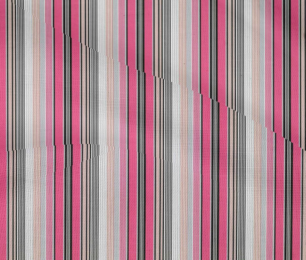 oneOone Cotton Flex Fabric Multicolor Stripe Print Fabric BTY 40 Inch Wide