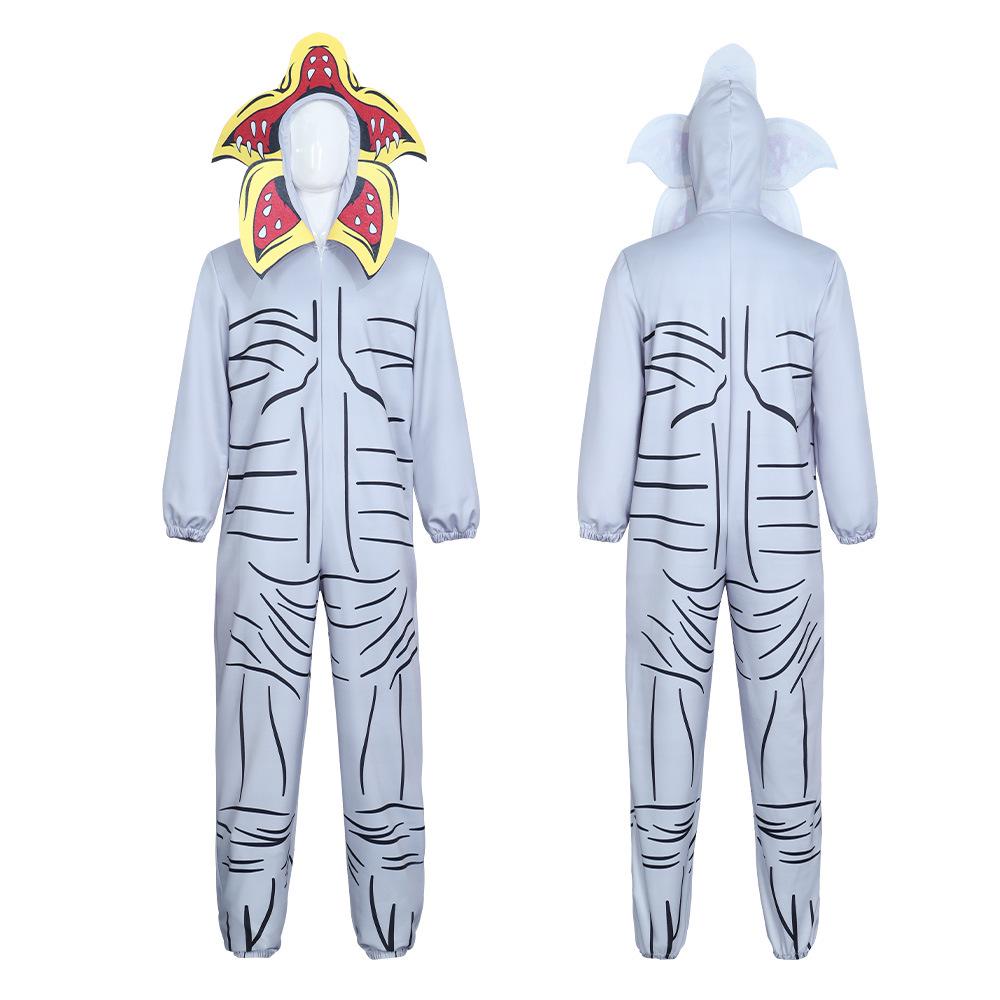 Stranger Things 5 Vleesetende Plant Horror Jumpsuit voor Halloween Cosplay