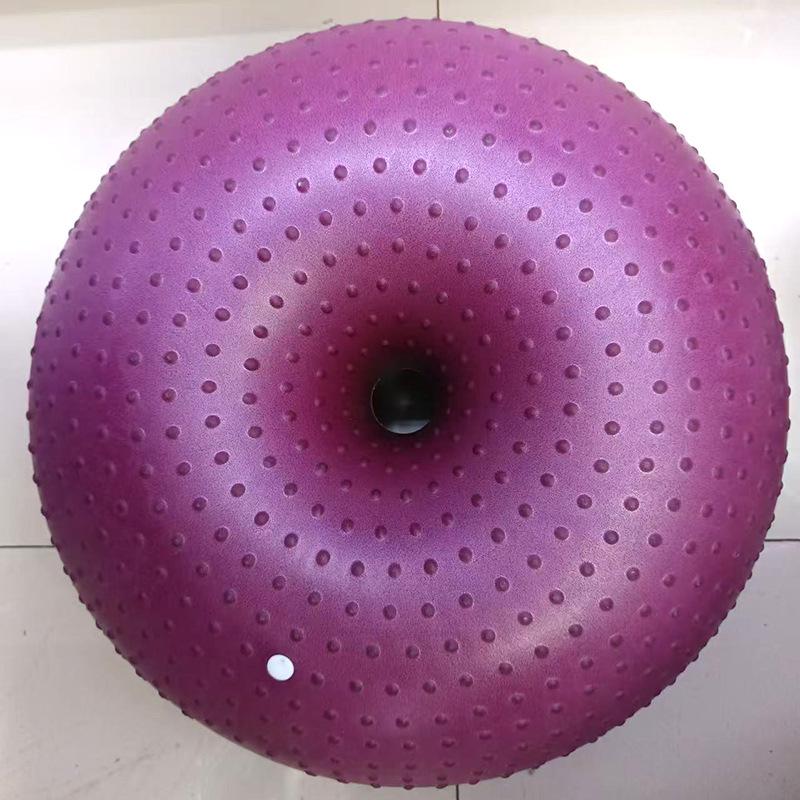 Explosion-Proof Inflatable Peanut Ball for Yoga, Fitness, and Rehabilitation