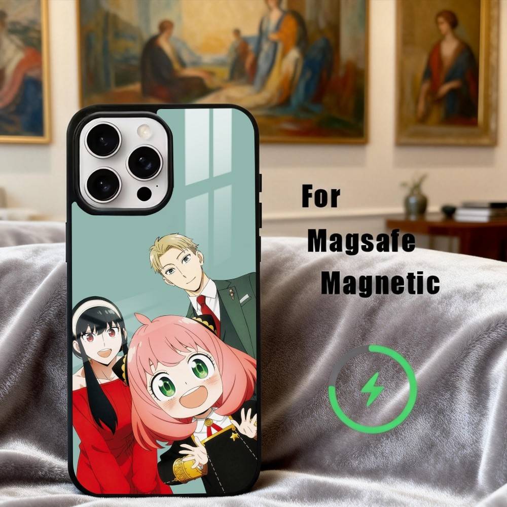 S-Spy X F-Family-Y A-Anime  Phone Case For iPhone 17,16,15,14,13,12,Plus,Pro,Max for Magsafe Magnetic Wireless Charging
