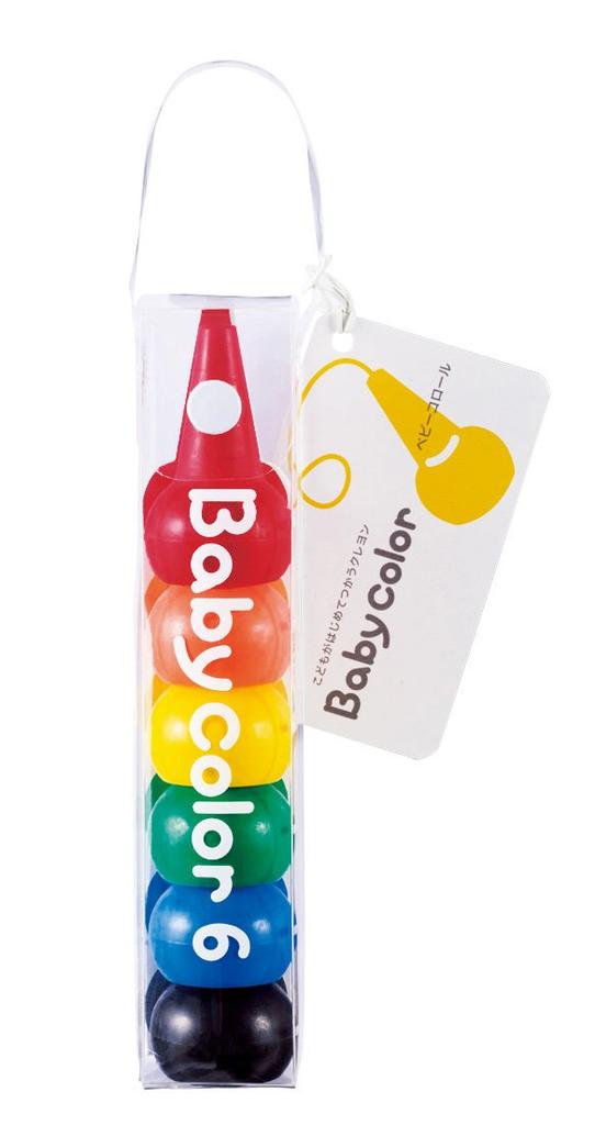 RANGS Japan Kids Design Award Winner Baby Color 6 Colors AP Certified Made In Japan Perfect for Crayons (RANGS) (Harmless) Stain-Resistant,