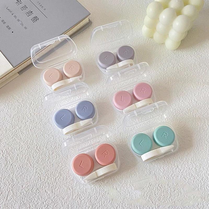 MillCreek Contact Lens Case Cute Cartoon Travel Contact Lens Box Including Tools: Clips and Trays