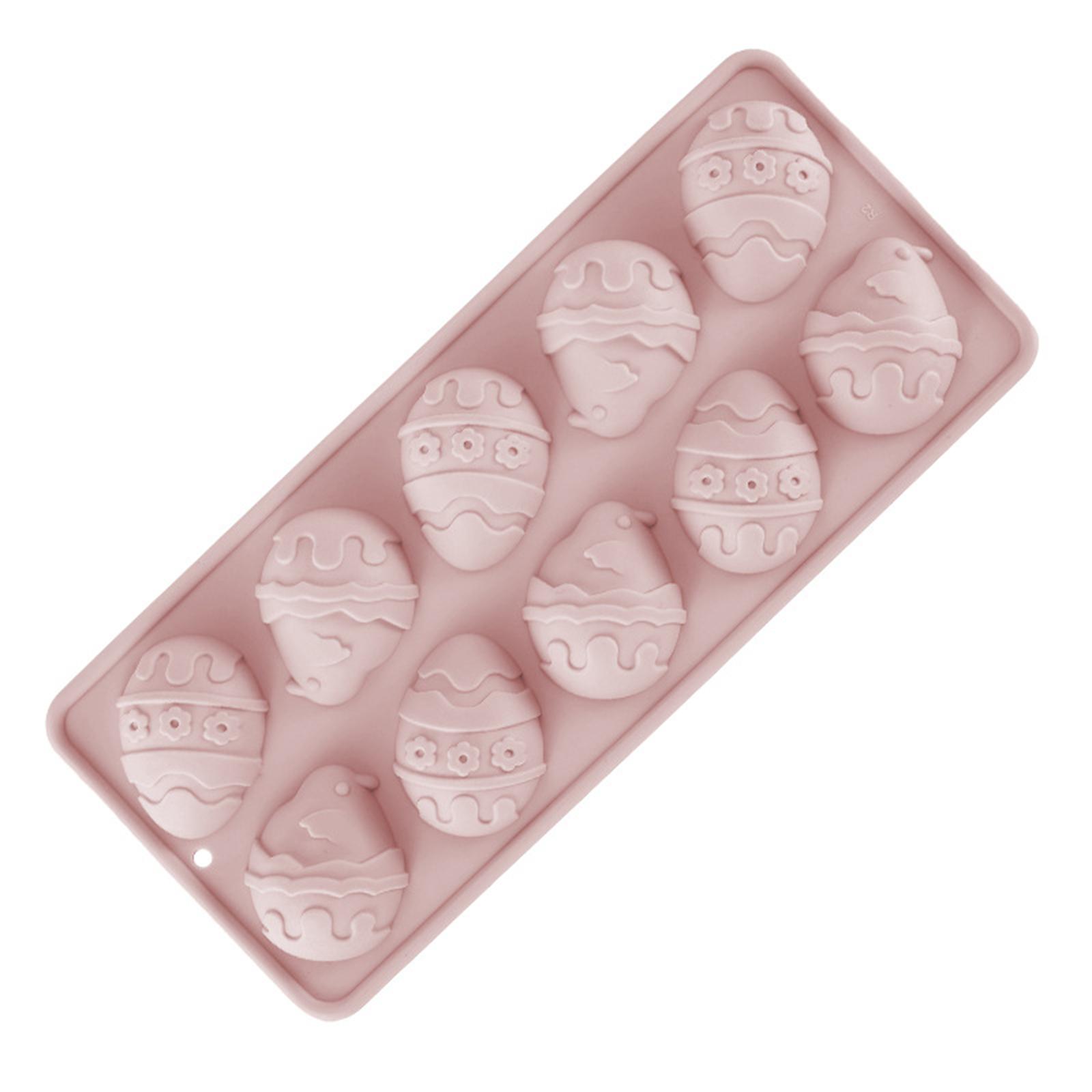 

Egg Colorful Shapes Silicone Mold Holiday Egg Baking Baking Baking Tray Cake Mold One Size