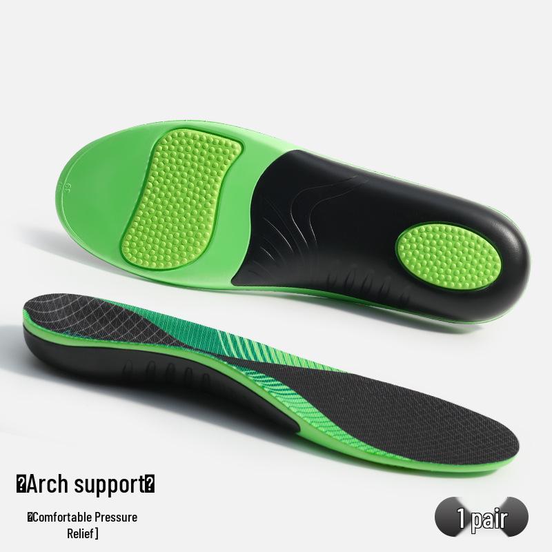 U-Shaped Heel Cup Insoles: Arch Support for Pronation & Supination Prevention, Comfortable Fit, No Rubbing