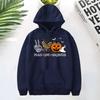 Peace Love Halloween Print Hoodies For Women Men Autumn Winter Pullover Harajuku Casual Long Sleeves Sweatshirt Tops