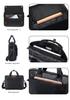Shilaidun Men's Genuine Leather Cowhide Briefcase: Retro Casual Shoulder & Handheld Computer Bag