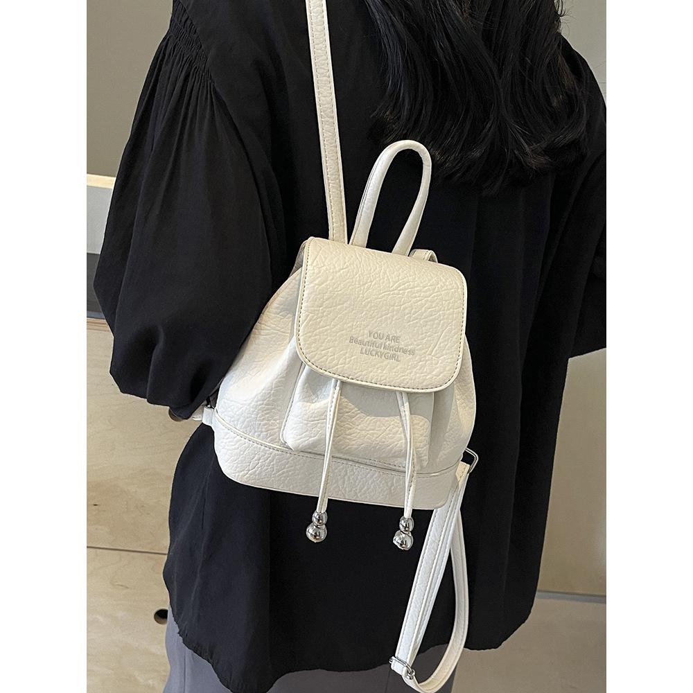 Fashion college student class backpack women's 2025 new versatile mini backpack going out travel bag schoolbag