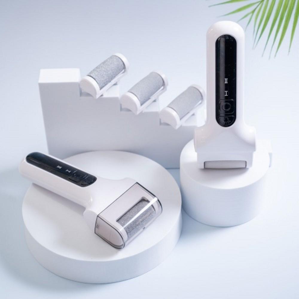 Cresome Electric USB Wireless Foot Callus Remover, White, CRE-F001