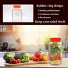 Salad Pod Salad Jar Leakproof Portable With Lid Vegetable Jar Lunch Side Opening Can For Office, School, Travel, Camping