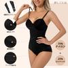 CuteStreet Bodysuit Shapewear Tummy Butt Size M [LittleForBig] Women's [Secret Weapon] Corset, Tightening, Lifting, Black,