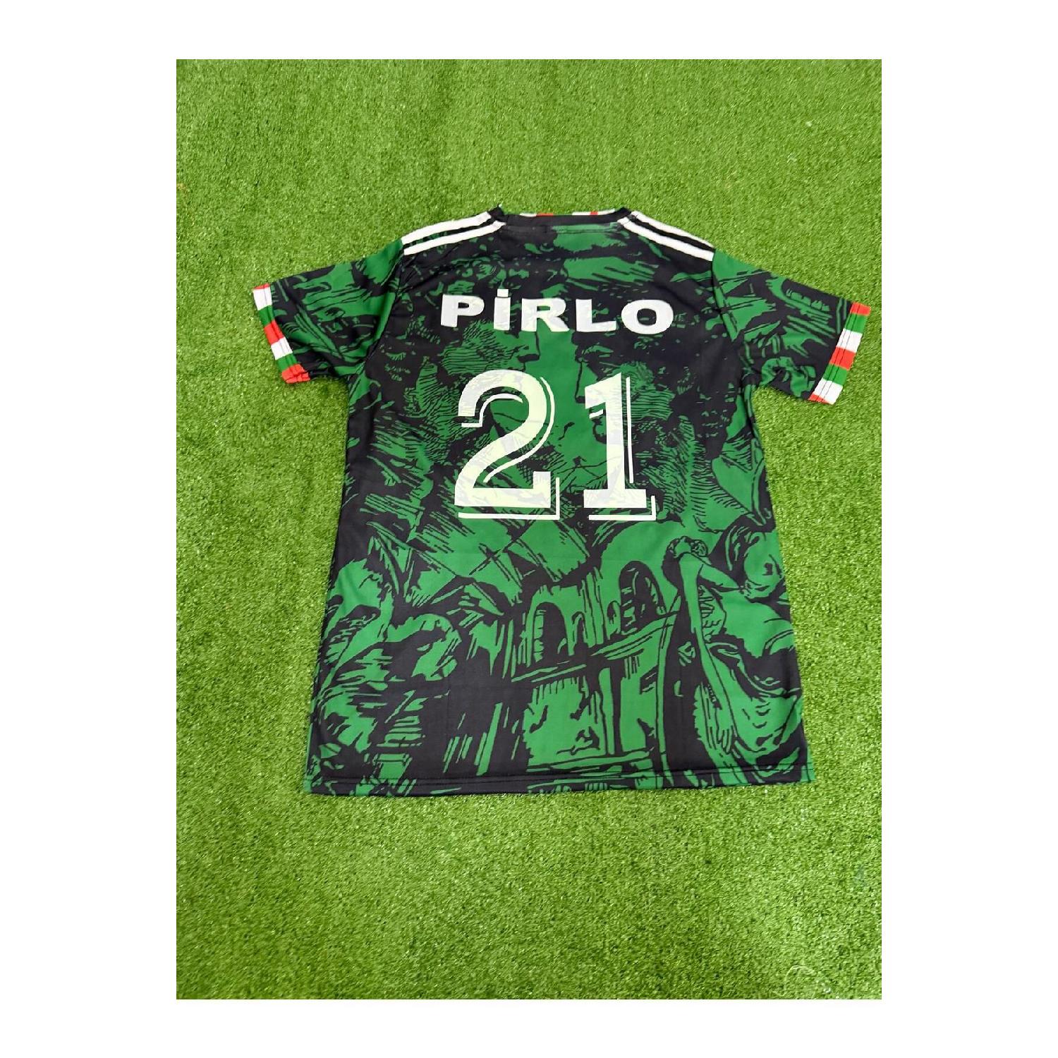 

Lion Sports Italy 2023/24 New Season Pirlo 21 Designed Special Concept Jersey Lion S зелёный