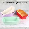 1/4Pcs Toast Mold Non-Stick Silicone Loaf Pan Heat-resistant Bread Mold Rectangle Baking Mould for Home Kitchen