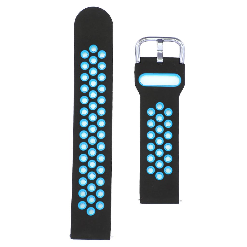 20mm Soft Silicone Watch Band Strap Wristband Replacement with Holes for GTS 3