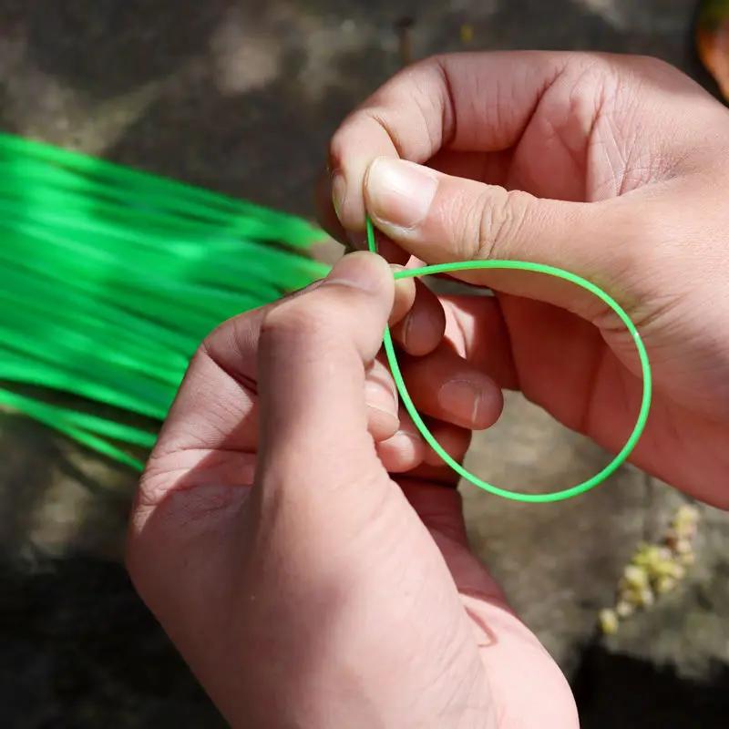 50/300pcs Garden Plant Vine Tree Shrubs Wires Self-Locking Nylon Zip Cable Ties Fixed Plant Fastening Ring Organizer Tools