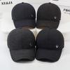 Middle-Aged and Elderly Cap Men's Autumn Winter Ear Protection Cap Warm Cotton Cap Baseball Cap Father Cap