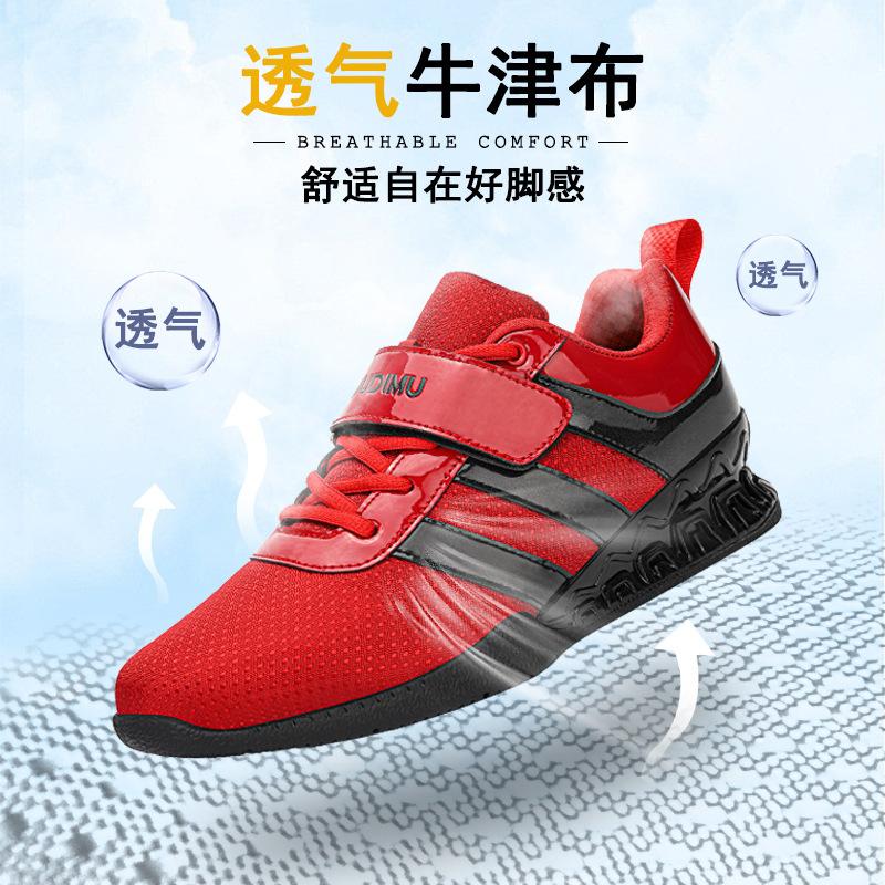 Kniebeugeschuhe Herren Indoor Fitness Bodybuilding Trainingsschuhe Gewichtshebende Kreuzheben Schuhe Kraft Gewichtheben Bankdrücken Schuhe Indoor Sport sh