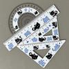 Snowy Kitten Flip-Top Pencil Case - Large, Multi-functional Cartoon Cute Stationery Organizer