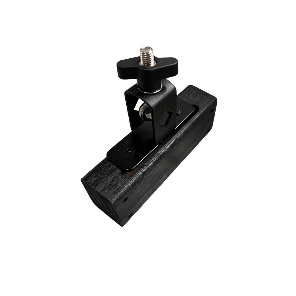 Wooden Cowbell Clapper and Cymbal Stand for Drum Kits