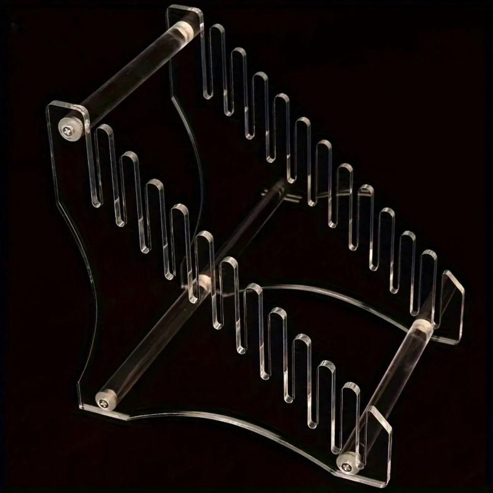 Multi-layer Vinyl Record Holder 12 Albums CD Display Stand Desktop File Organizer  Photo Frame