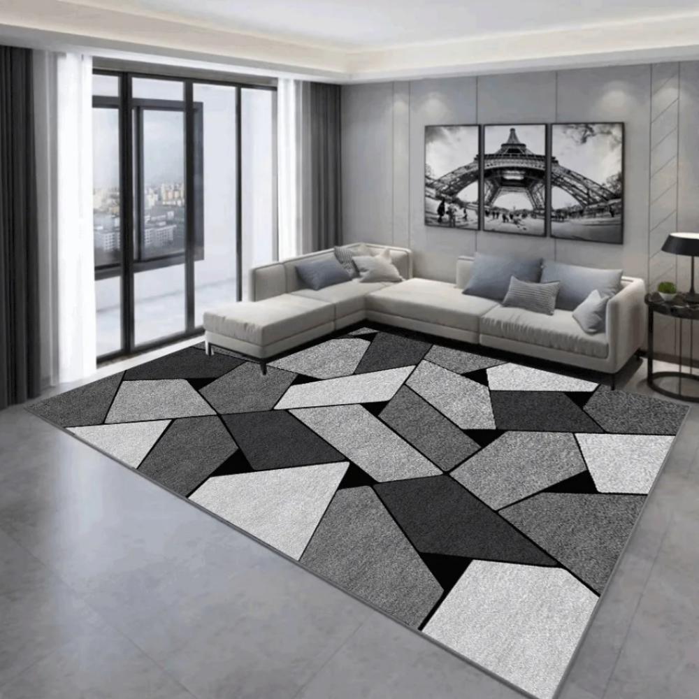Modern Crystal Velvet Rug Affordable Large Area Home Bedroom Rug Living Room Sofa Coffee Table Mat Simple Lounge Mat