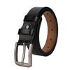 Mens Style Vintage Genuine Leather Waist Belt Metal Pin Buckle Belt Jeans