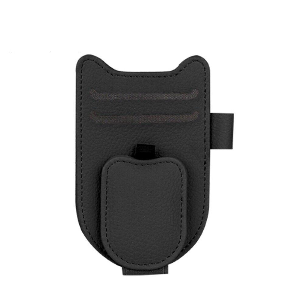 Car Sun Visor Glasses Holder Magnetic Eyeglasses Hanger Clip Sunglasses Holder