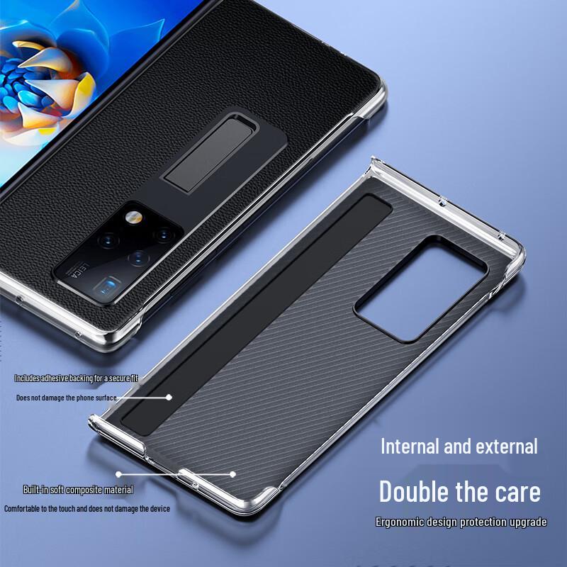 ESCASE Genuine Leather Folding Phone Case for Huawei Mate X Series