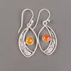 Carnelian Gemstone 925 Sterling Silver Jewelry Handmade Earrings 1.60" For Gift EE-61-20