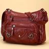 With Adjustable Shoulder Strap, Multiple Zippered Heart Cut-Out Design - Solid Color Handbag For Work, Shopping, Daily Use