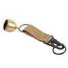 Bear Bell Thickened Webbing Brass with Snap Hook Clear Sound Keychain Bell for Outdoor Climbing