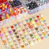 Colorful Beads Heart Flower DIY Jewelry & Keychain Accessories