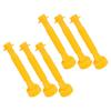 6 Sets Gas Can Spout Replacement Kit Flexible Spouts Threaded Sealing Caps and Washers 8mm Drill Bit