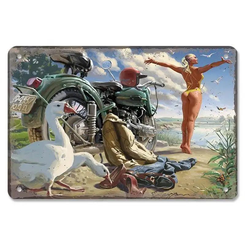 Metall-Wandskulptur Oldtimer | Blechschild, Retro Klassiker Auto Kunst, Halloween & Weihnachtsgeschenk, Bar/Pub/Garage Dekor