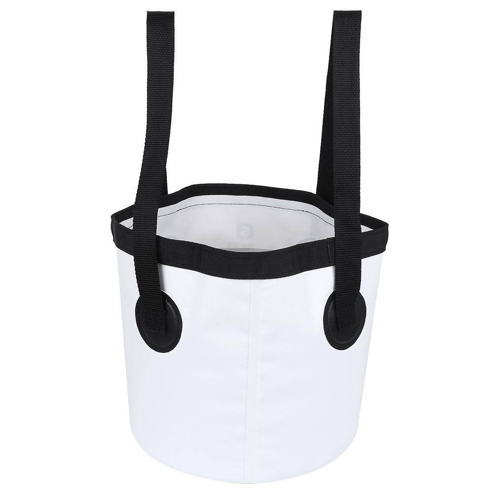PVC Waterproof Lightweight Folding Bucket Portable Water Container for Outdoors Activities