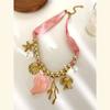 Summer Ocean Inspired Neckchain Adjustable Ceramic Shell Starfish Pendant Necklace Lightweight For Beach Outfits Gifts