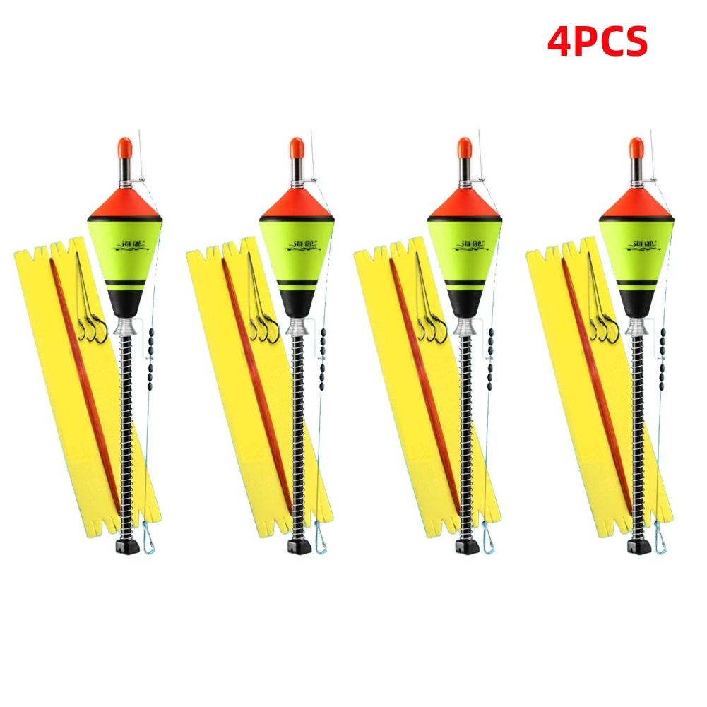 Portable Automatic Fishing Float Stainless Steel Fast Bobber Accessories High sensitivity for Fish Artifact Fishing Floats Set