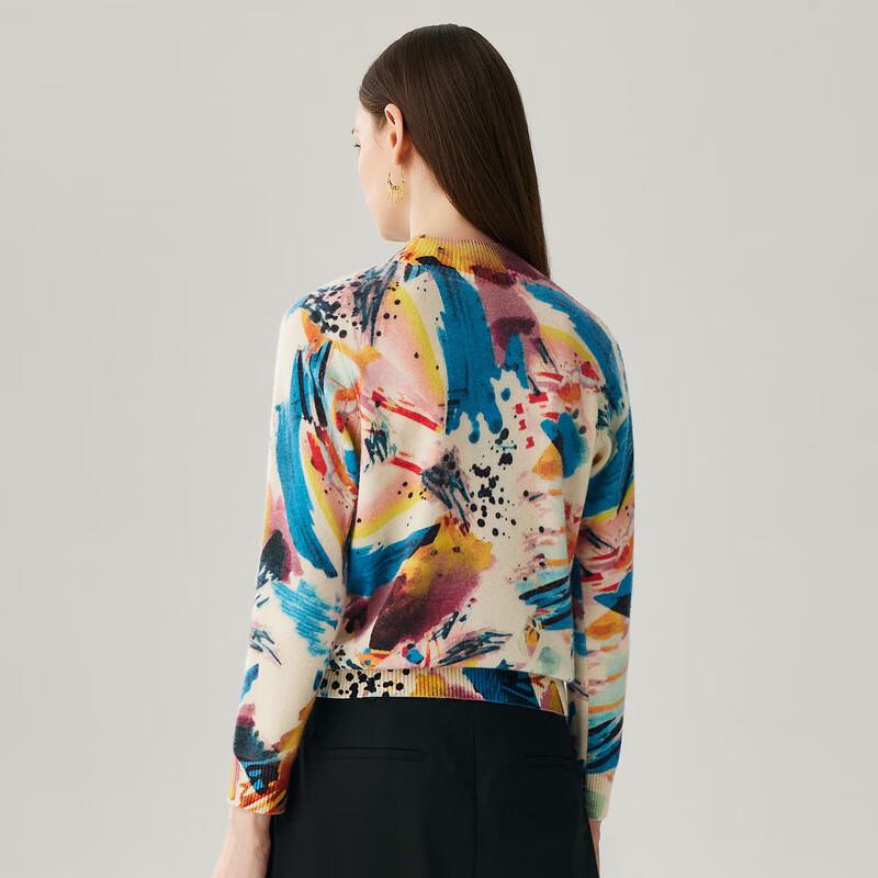 Zhaojun 2025 Autumn/Winter Women's 100% Cashmere Mock Neck Sweater