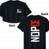 No Kings Two Sided Printed TShirt Protest March Unisex Streetwear No Kings Slogans Catchphrases Tshirt Men Women Daily Life Tee