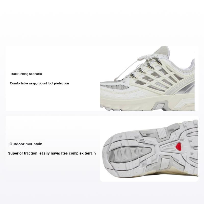 Salomon ACS Pro Advanced White Vanilla Ice Unisex Sneakers Lunar-Rock L41639400 40⅔