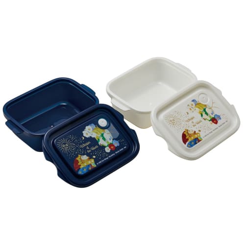 Skater Whisper of the Heart (Ghibli) Sealable Containers, 500ml, Set of 2, Made In Japan, FCN2WAG-A