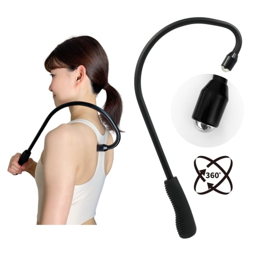 

Supervised by a chiropractor, say goodbye to stiff shoulders! The steel ball tip rotates 360 degrees to relieve shoulder blade waste. Acupressure stic