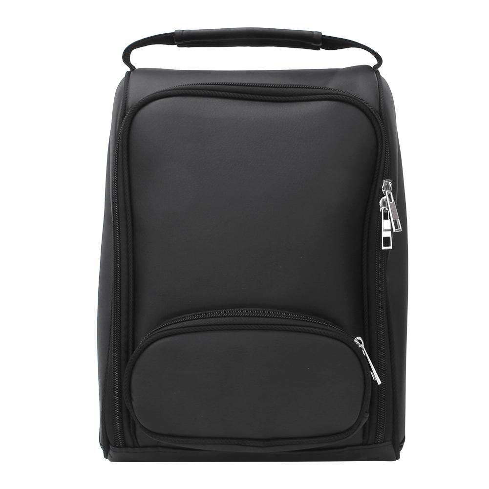 

Portable PU Golf Shoes Bag Waterproof Zippered Breathable Carrier Package Accessory
