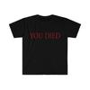 DU BIST GESTORBEN Elden Ring T-Shirt