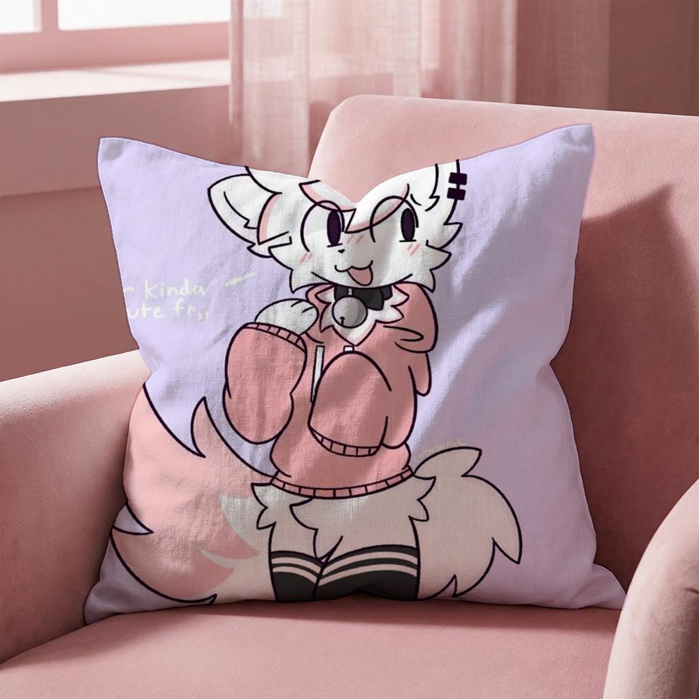 B-Boykisser Silly Cat Cute Cushion Cover Multi-Scene Pillow Cover for Home & Car - Reversible, Soft & Durable for Daily Use