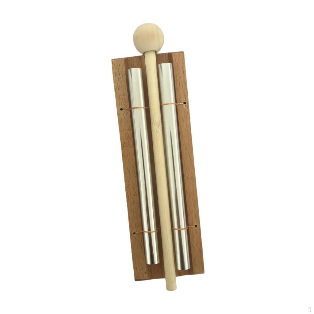 Hand Chime Bell Wind with Mallet Multipurpose Portable Music Instrument Meditation for