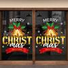 Christmas Decoration Festive Atmosphere Scene Arrangement Bell Stickers