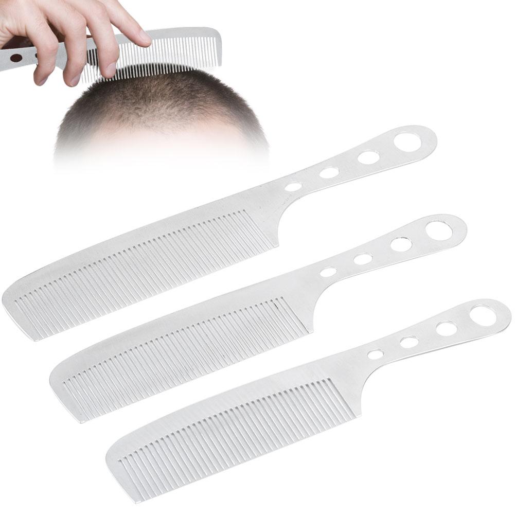 3pcs Professional Men Hairdressing Comb Portable Barber Shop Comb Hair Styling Tool