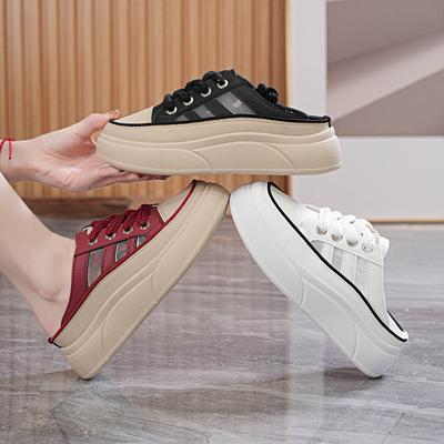 Sommer neu INS atmungsaktive Hohlbeutel Kopf Halbschuhe Freizeitschuhe Plateau-Sandalen