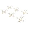 10 Pieces Paper Clip Metal Journaling Paper Clamps Office Paperclips for Paper Document Note Sorting and Organizing 88mm
