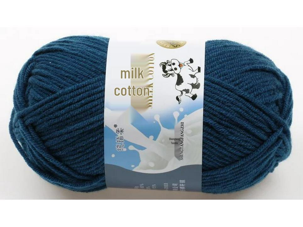 

Пряжа из молочного хлопка, 5 нитей: Пряжа для малышей из чистого хлопка, средней толщины для ручного вязания шапок своими руками